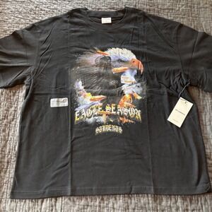 STUDENTS Eagle Season Graphic Print Black T-Shirt Mens